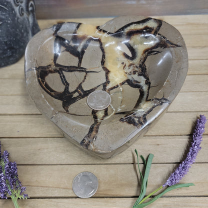 Septarian Bowl - Heart