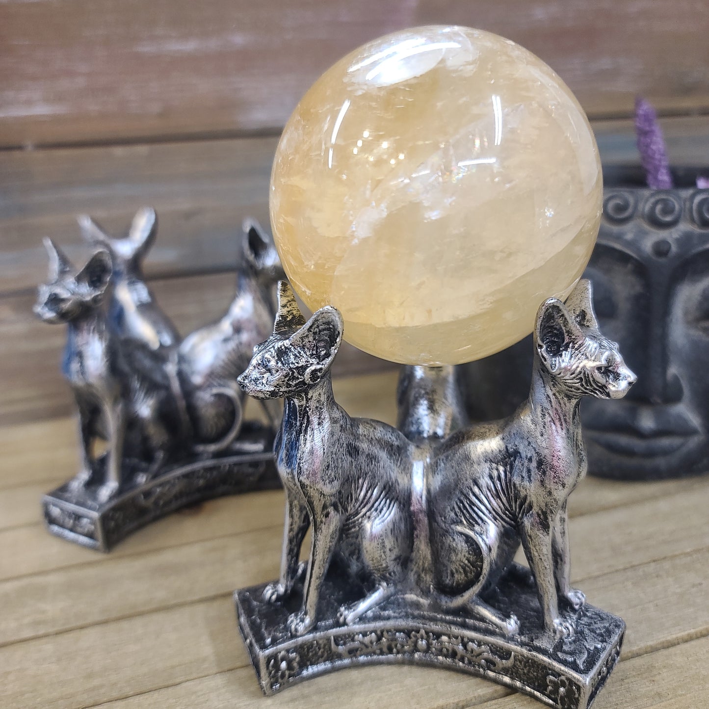 2 Sizes- Egyptian Hairless Cat Sphere Holders