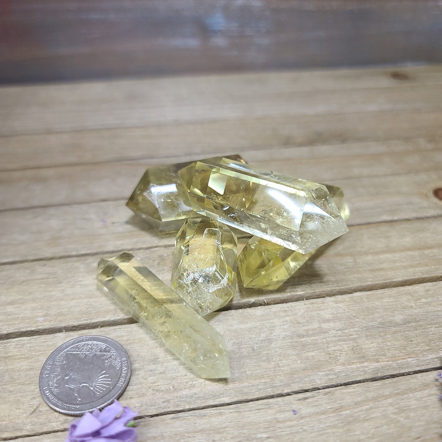 Citrine Double Terminated Crystals