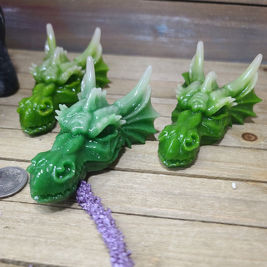 Dragon Head Resin Sculpture