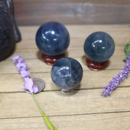 Blue QUARTZ Spheres