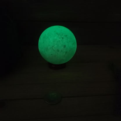 Glowing Spheres!!!  Looks like the MOON!