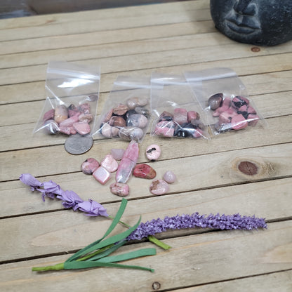 Rhodanite Tumble Packs & Pendants