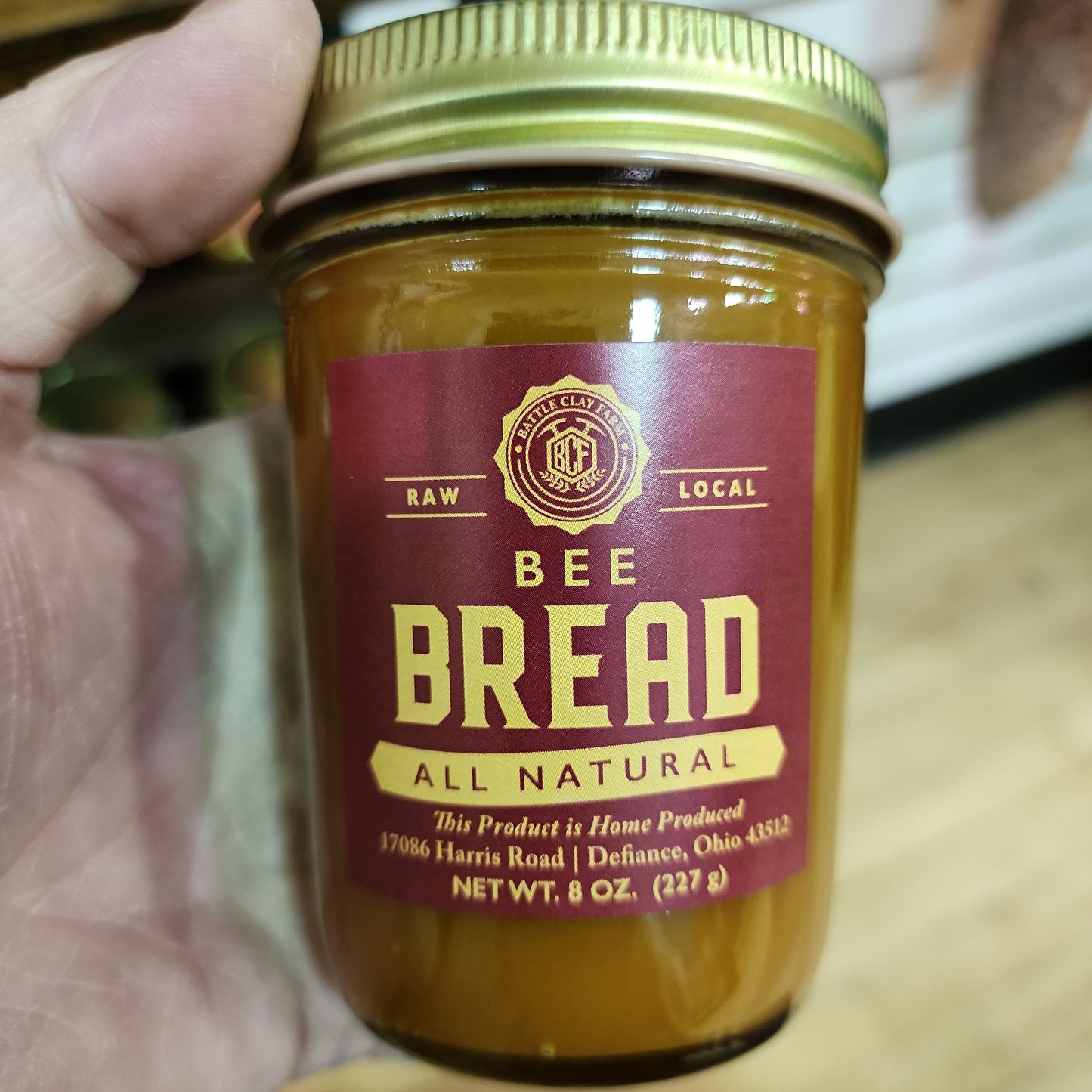 Local Honey 8 oz. Bee Bread