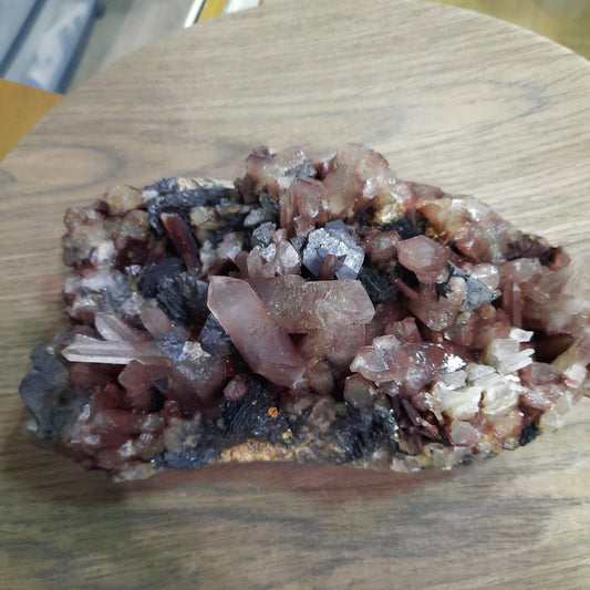 Specularite W/Red Cluster