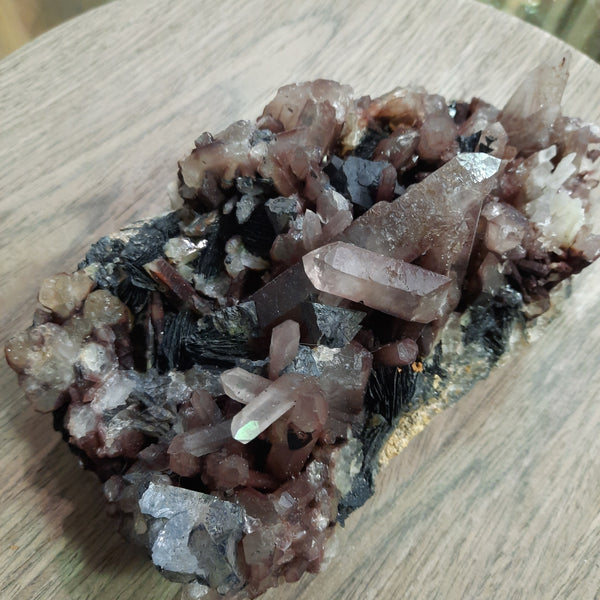 Specularite W/Red Cluster