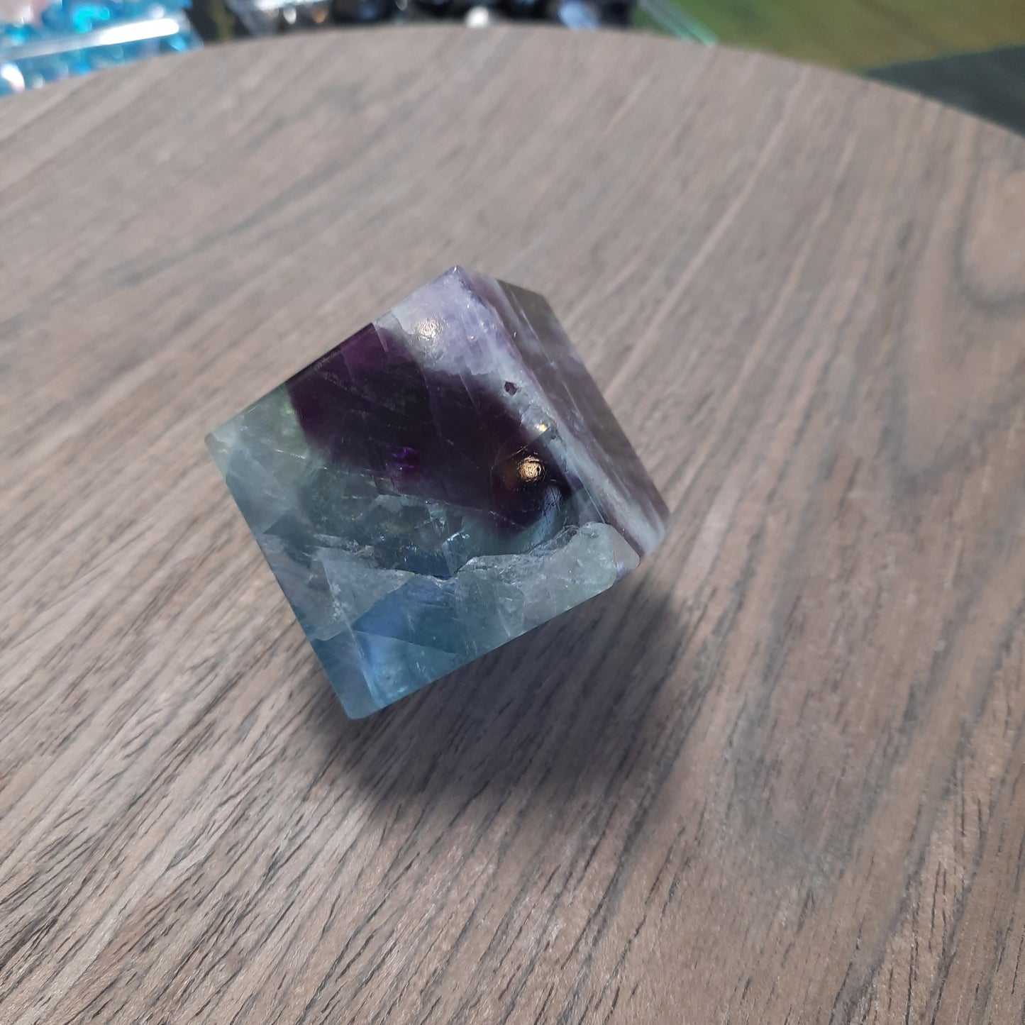 Rainbow Fluorite Cubes