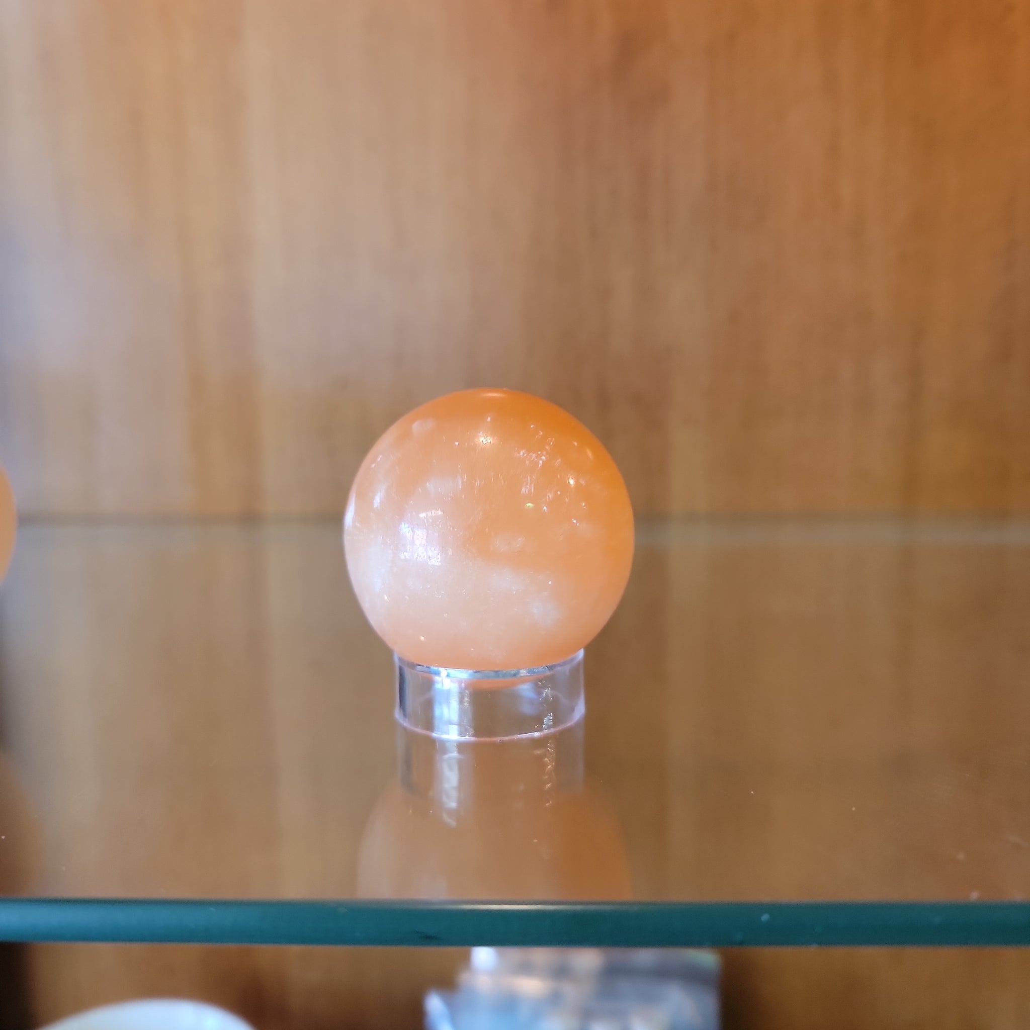 Orange Selenite Sphere