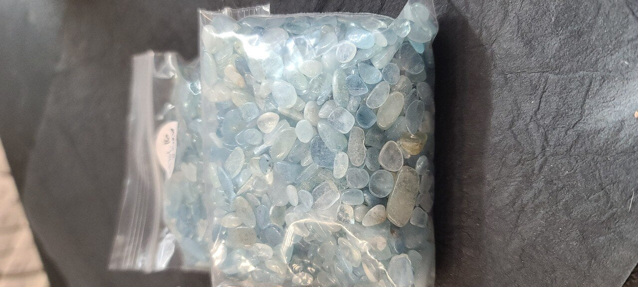 Water Bottle Chip Refill - Aquamarine Chips