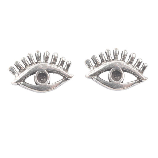 Sterling Silver Studs Evil Eye