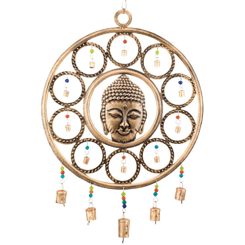 Recycled Circular Buddha Windchime