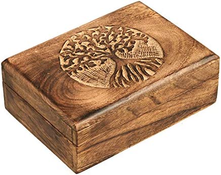 5X 7" Tree of Life Wooden Box