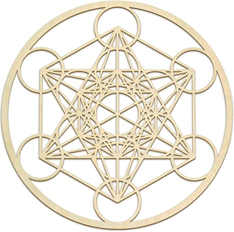 Crystal Grid - Merkaba Metatron's Cube 6"