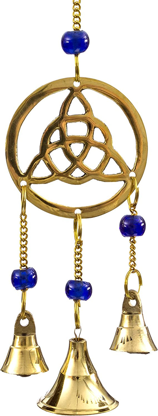 Triquetra Windchime w/ Crystals