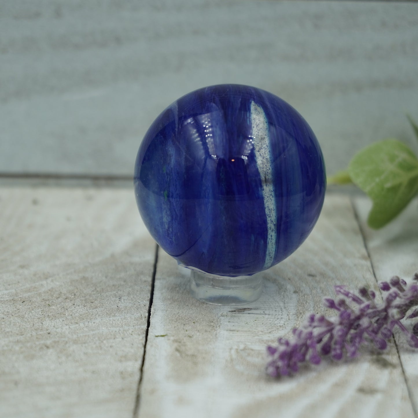 Blue Smelting Quartz Sphere - A