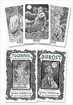 Yggdrasil Norse Divination Cards Dk & Bk By Halldorsson & Hauksdottir