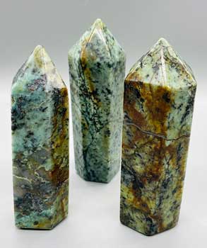 ~4" Turquoise, African Obelisk