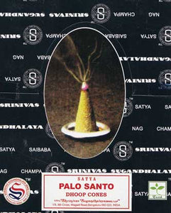 Palo Santo Dhoop Cones Satya (12-pk)