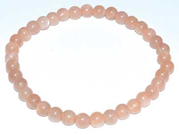 7-8mm Peach Moonstone Bracelet