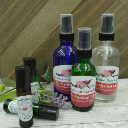 Lavender and Sage Smudge Spray - 8oz.