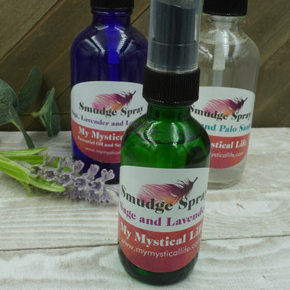 Lavender and Sage Smudge Spray - 8oz.