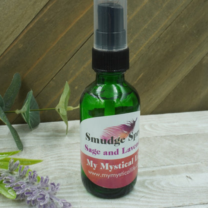Lavender and Sage Smudge Spray - 8oz.