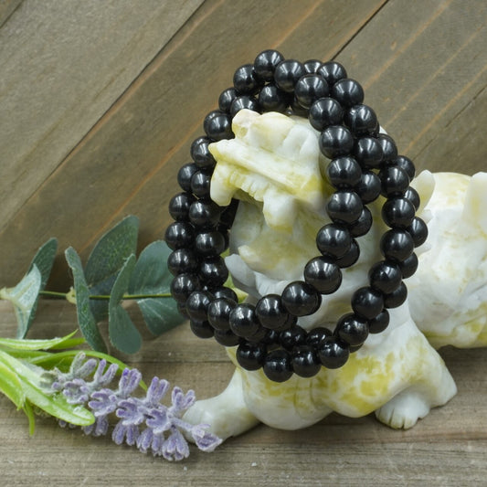 Shungite Bracelet - 8mm Round