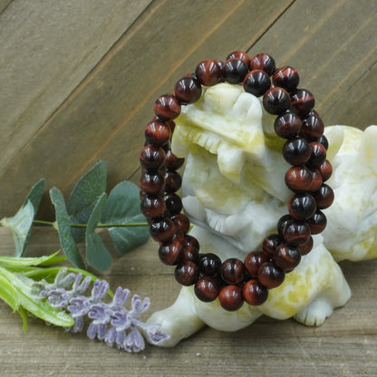 Red Tigers Eye Bracelet - 8mm