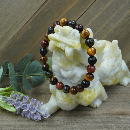 Rainbow Tigers Eye Bracelet - 8mm