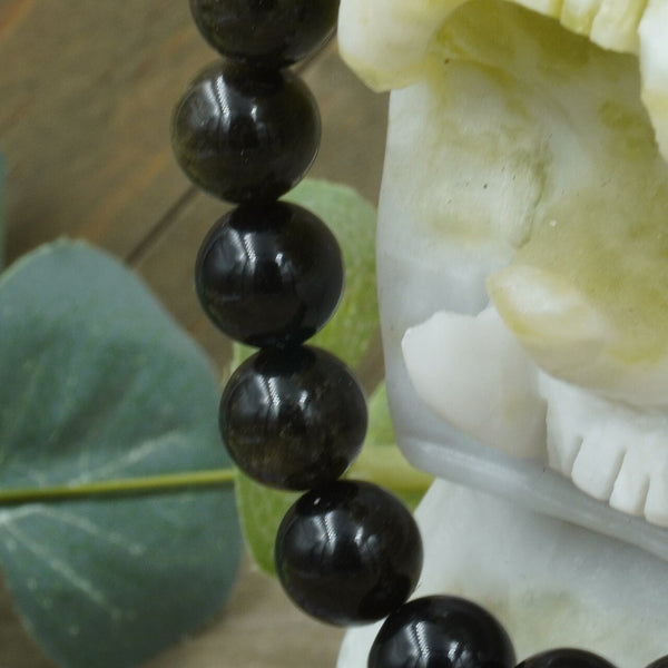 Black Obsidian Bracelet - 8mm