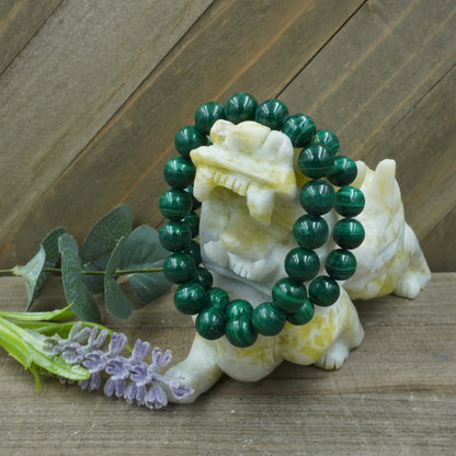 Malachite Bracelet - 10mm