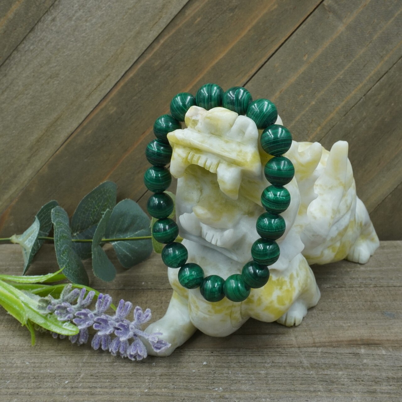 Malachite Bracelet - 10mm