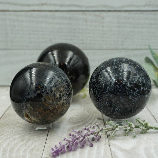 Blue Tourmaline Spheres