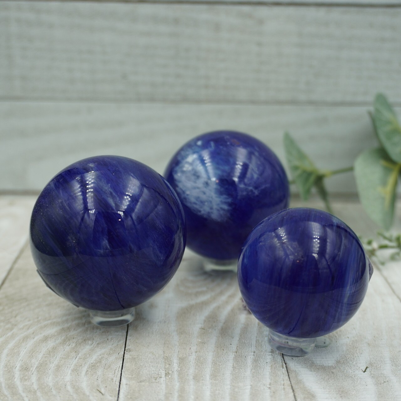 Blue Smelting Quartz Sphere