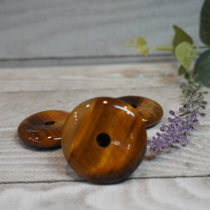 Tigers Eye Button