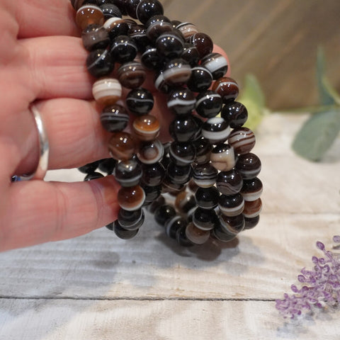 Sardonyx Bracelet 8mm