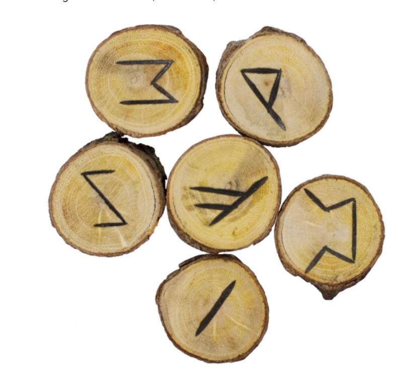 Poplar Wood Rune Set