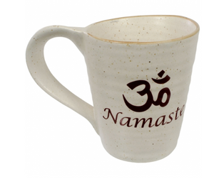Ceramic Coffee Mug Natural - Namaste