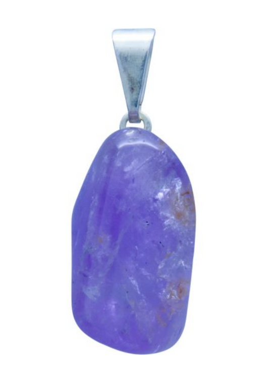 Tumbled Stone Pendant - Amethyst