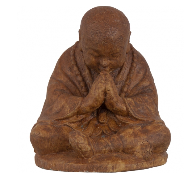 Volcanic Stone Praying Monk