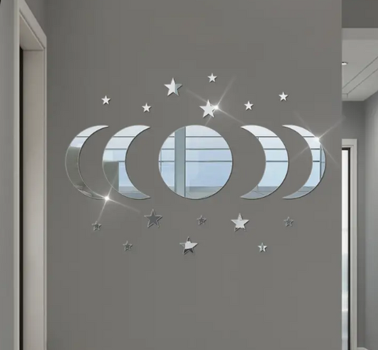 Mirrored Moon Wallhanging