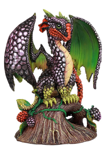 Blackberry Dragon Statue