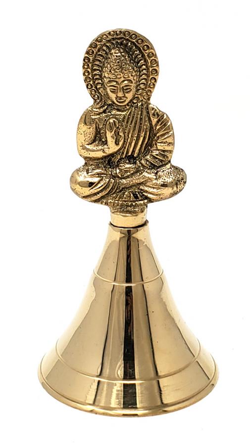 Buddha Brass Altar Bell 4" High