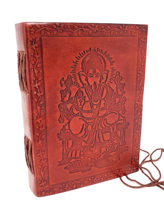 Ganesh Leather Journal 5x7" with Cord Closure