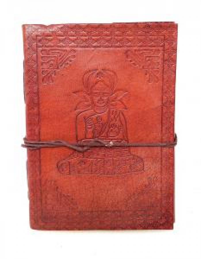 Buddha Leather Journal 5x7" with Cord Closure